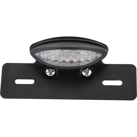Fanali posteriori a LED, luci dei freni e luci targa per motociclette, adatti per moto da "coffee racing" fanali posteriori, luci dei freni e luci dei freni bianchi. (1/5)
