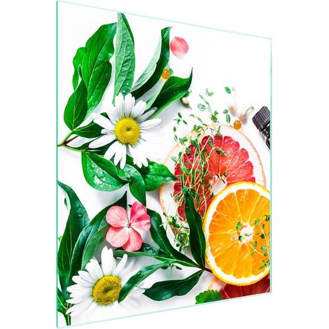TAGLIERE IN VETRO 45x52 Fiore (1/5)