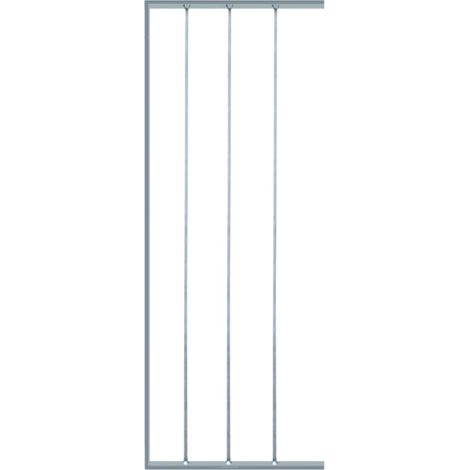 pannello ornamentale per recinzione modulare in ferro zincato - 40xh100 cm