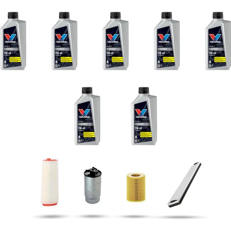 Kit tagliando 4 FILTRI e 7L OLIO compatibile con Bmw x5 (E53) 3.0TDS 135kw dal 2000 (1/5)