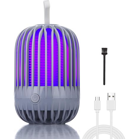 Alimentation électrique 3000 V – Lampe UV 365 nm, résistante à l'eau pour l'intérieur/l'extérieur – Haut-Parleur USB (Jardin, Camping, Maison – Plage, Avion, Jardin) (1/5)