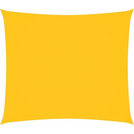 Maison Exclusive - Toldo de vela rectangular tela oxford amarillo