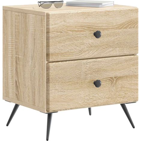 Maison Exclusive - Nachttisch Sonoma-Eiche 43 x 34,5 x 47,5 cm Ho