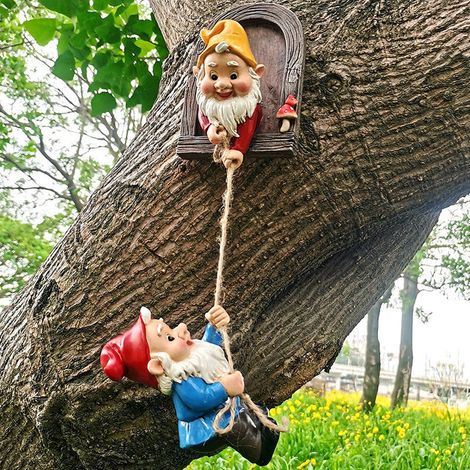 Gnomi rampicanti: un magico ornamento da giardino e un regalo creativo per interni ed esterni. (1/5)