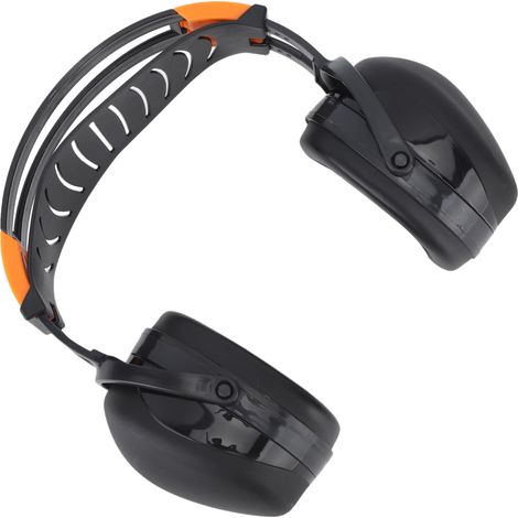 Casque antibruit pliable et léger pour une protection auditive optimale lors du jardinage, du tir et de la tonte de pelouse (noir) (1/5)