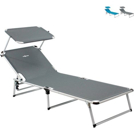 Brunner Sonnenliege MALIBU grau (1/5)
