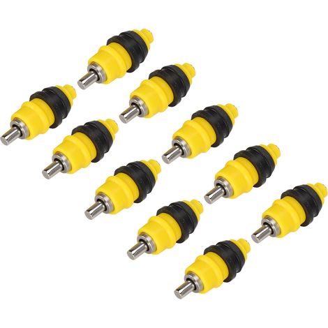 Lot de 10 abreuvoirs automatiques à bille en acier avec robinet à bille pour volailles (1/5)