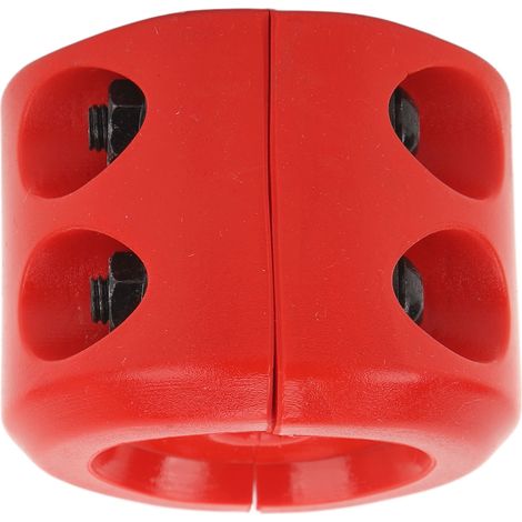 Butée de câble de treuil en caoutchouc avec clé hexagonale pour VTT, UTV, SUV, camions, véhicules tout-terrain, rouge (1/5)
