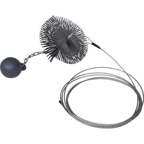 Brosse ronde pour le nettoyage des cheminées, diamètre 15 cm