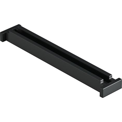 OBO Bettermann Ponticello di montaggio per UT34 45x8x4 poliammide nero grafite RAL 9011, 7408794