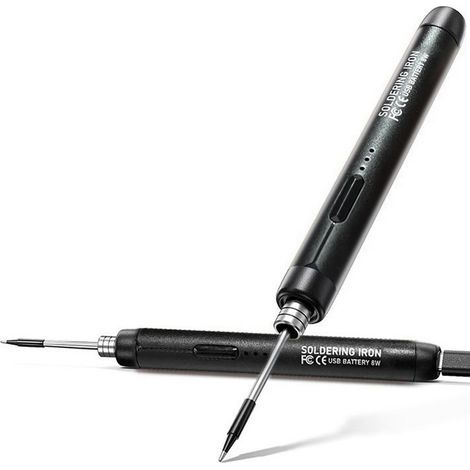 Tragbarer, intelligenter USB-Lötkolben, multifunktionaler Lötstift mit Temperaturregelung (300–400 °C) für Reparatur und Wartung (1/5)