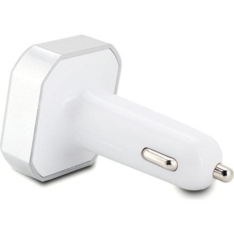 Émetteur FM pour voiture CARB8, lecteur MP3 HD Bluetooth, kit mains libres avec chargeur USB (argent) (1/5)