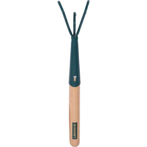 LEBORGNE Griffe 3 dents à main Duopro - manche bois certifié PEFC 100% (1/3)