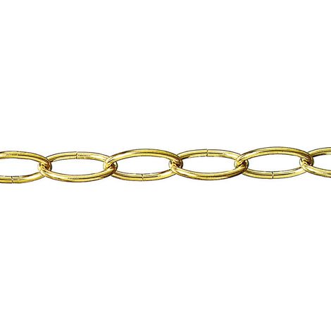 CATENA PER LAMPADARI OVALE  Ï filo mm. 3,2 MT 25