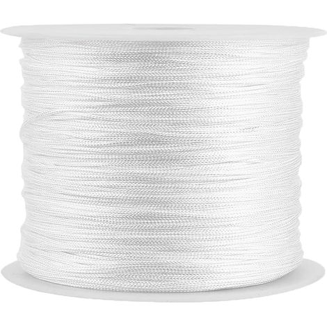 Hilo de nailon, cuerda fina, cordel delgado, para persianas, cortinas, contraventanas, 1 mm x 45 m (1/5)