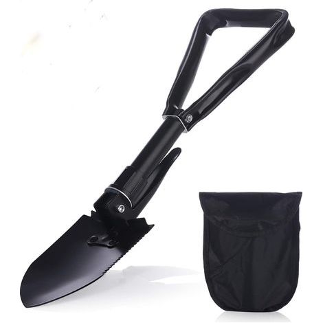 Pelle pliante multifonctionnelle – idéale pour le camping, la randonnée, le trekking, la pêche et le jardinage (1/5)