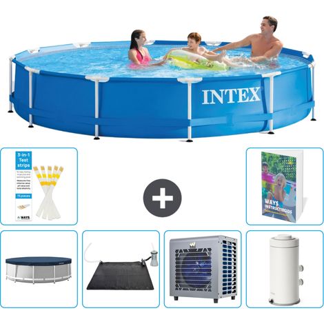 Frame Pool Rund - 366x76 cm - 7-teilig S2 (1/5)