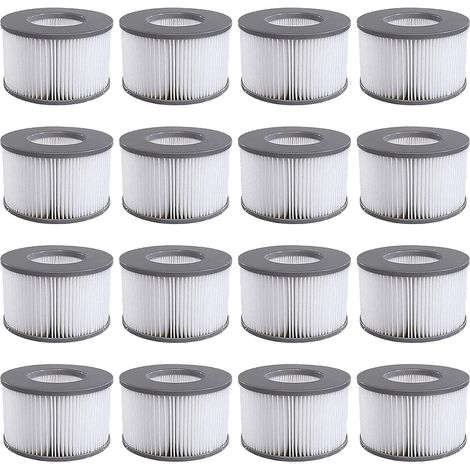Spa Lite filter for mspa, Filter for mspa Lite, for MSPA Whirlpool Filter - Filter cartridges for sub-boats and hot tubs - Model from 2020 (16 pieces). (1/5)