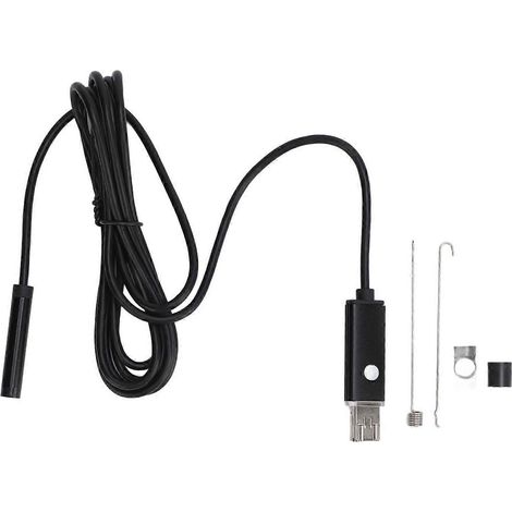 USB-Endoskop 2-in-1 HD 8mm Objektiv IP67 wasserdicht Industrie-Boreskop für Android-Smartphones und PCs, 2 m (6,5 Fuß)