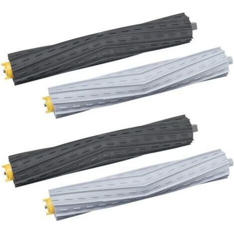 Lot de 2 brosses en caoutchouc pour aspirateurs robots iRobot des séries 800 et 900, brosse rotative de rechange pour Roomba 850, 860, 861, 866, 870, 880, 890, 960 et 980 (1/5)