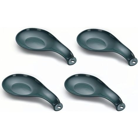 4 Pièces Porte-cuillères de Cuisine Anti-Brûlure, Support Isotherme à Suspendre - Gain de Place, Rangez vos Ustensiles (Louche, Pince) - Lavable au Lave-vaisselle (1/5)