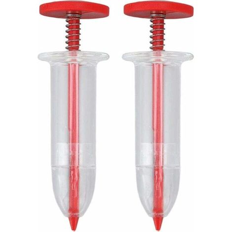 2pcs Seed Dispenser, Portable Seed Sower - Easily Plant Seeds, Mini Seed Planting Tool for Horticultural Sowing (1/4)