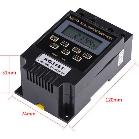 LCD Digital Microcomputer Control Power Timer Switch Relay (AC110V) (1/5)
