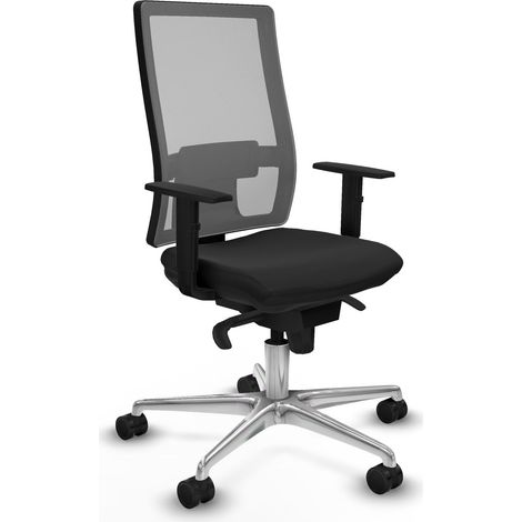 Sedia ergonomica piqueras y crespo Horna nero schiuma confortevole