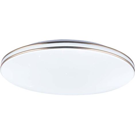 Globo – Plafonnier rond LED 53 cm – Métal et plastique – Dimmable avec télécommande – Température de couleur 3000K à 6400K – IP20 (1/6)