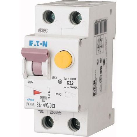 Disj. diff. PKNM 1P+N -32A 30mA/cbe B/A 000236299 EATON PKNM-32/1N/B/003-A-MW