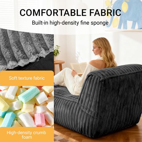 Chaise lounge modulaire ZDFK-SHENHUI - Canapé convertible en lit, détente polyvalente pour salon, chambre ou extérieur, design au sol, confort optimal (1/5)