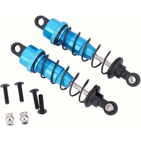 Amortisseur réglable en alliage d'aluminium pour voiture RC Tamiya CC01 1/10, pièce de suspension bleue (1/5)
