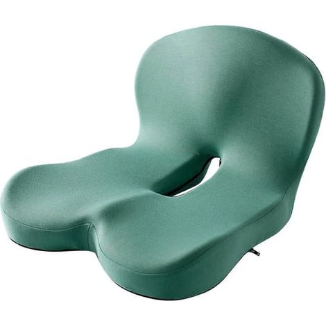 Coussins d'assise intégrés en mousse à mémoire de forme en L, faciles à nettoyer, pour la maison ou le bureau. (1/5)