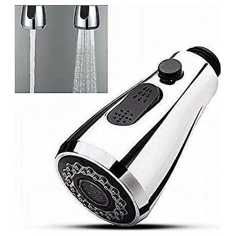 douchette Rtractable Evier Robinet Cuisine Avec Bouton Stop 2 Types De Tte Universelle (1/5)