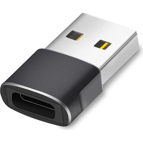 Adaptateur USB C Femelle vers USB Mâle, Charge Rapide et Transfert des Données, Adaptateur pour iPhone 12/13 (1/4)