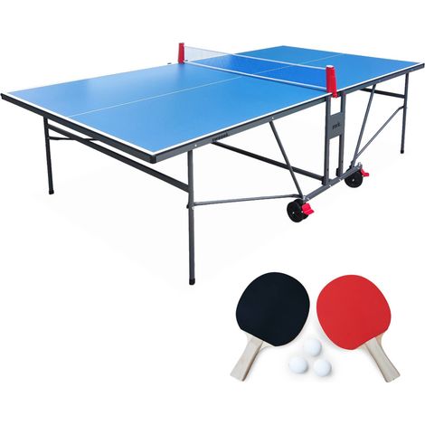 sweeek - Premium-Indoor-Tischtennisplatte mit 2 Schlägern und 3 Bällen (1/5)