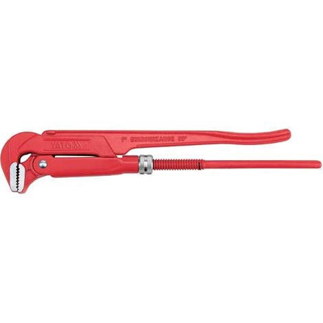 Yato YT-2210 llave de tubo Rojo 2,5 cm Llave para tubos modelo ligero con tenazas de 90° 90° Acero cromo vanadio