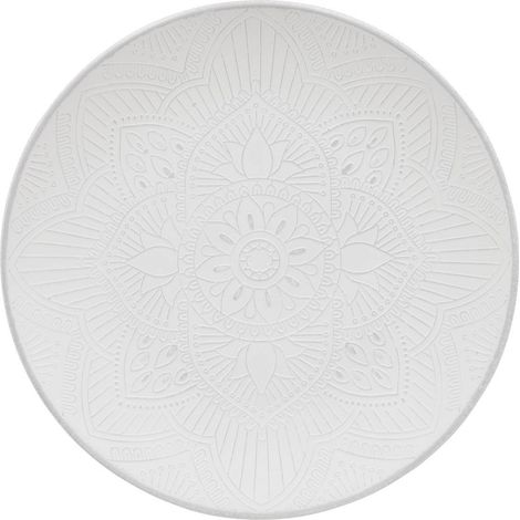 Centro de mesa Maia redondo, 40 cm de diámetro, blanco - Atmosphera créateur d'intérieur (1/5)