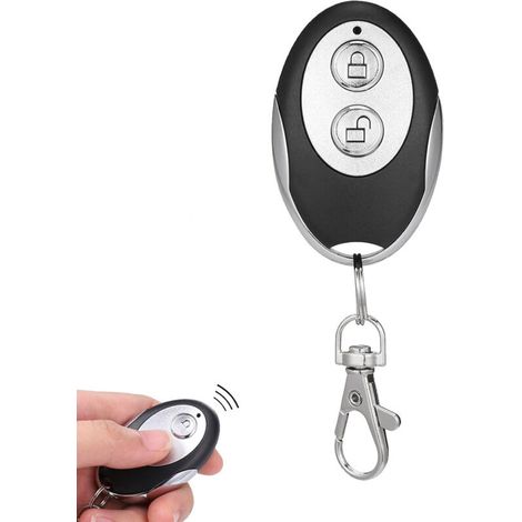Telecommande Universelle Portail, 433,92MHz Telecommande sans Fil Porte de Garage Programme 2 Boutons