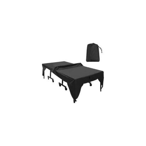 Waterproof and dustproof protective cover for ping-pong table, black, 280 x 153 x 73 cm (black) (1/5)