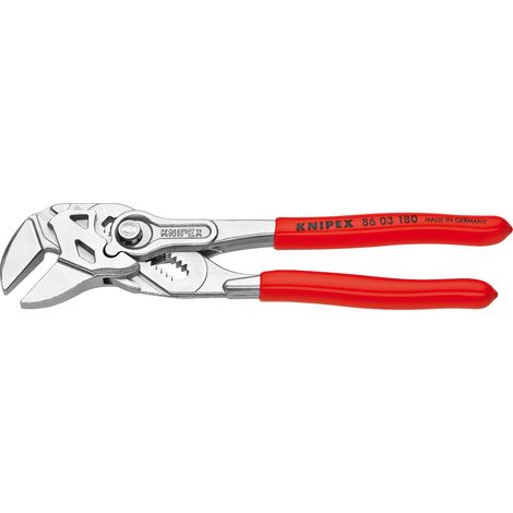 Knipex 86 03 180mm Heavy-Duty Adjustable Pliers (Pincer Wrench) – Professional Grade, Imported from the UK