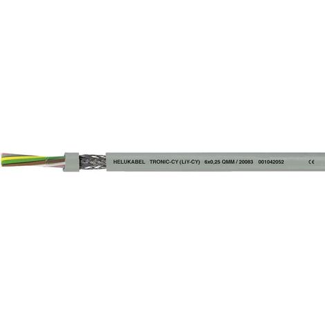 Cavo dati LiYCY 3 x 0.5 mm² Grigio HELU 16003 100 m