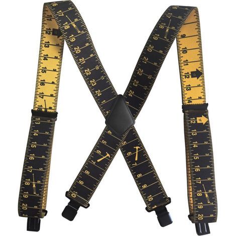 Bretelles pour outils de travail robustes, bretelles avec clips solides, bretelles réglables, bretelles confortables pour hommes et femmes, échelle transparente (1/5)