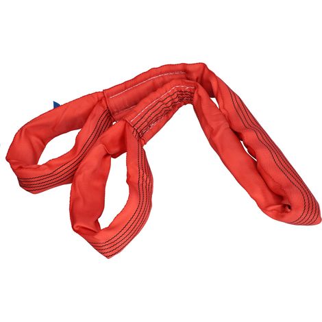 Élingue de levage souple en PES 5T, largeur 90 mm, accessoire de transport, 4 mètres (13,1 pieds) (1/5)