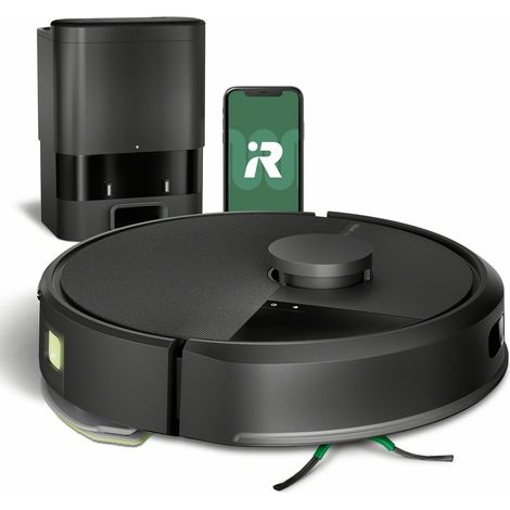 iRobot Roomba 105 Combo Robot + AutoEmpty Sin bolsa Negro (1/5)