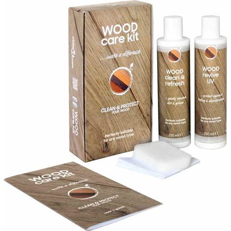 Kit d'entretien pour bois 2 × 250 ml (1/3)