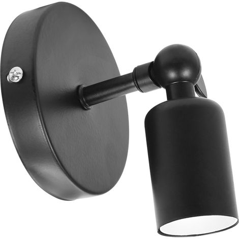 Applique murale E27 à une tête, style antique européen, lampe de chevet simple, lampe de bar/couloir en fer nordique (1/5)