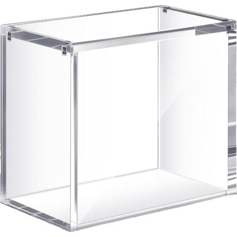 Magnetische Acrylvitrine 14,7 × 8,7 × 13,5 cm, transparente, staubdichte Vitrine, hochtransparente Acrylbox, Schutzhülle für Sammlerfiguren (1/5)