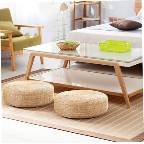 Coussins d'extérieur bohèmes JeiibrZui - 40 x 40 cm - Lot de 2 - Résistants aux intempéries et au design vintage - Coussins décoratifs beiges pour jardin, canapé et chambre (1/5)