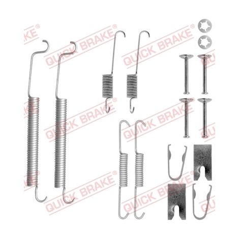 Kit d'accessoires, mâchoire de frein Quick Brake 105-0807 HONDA